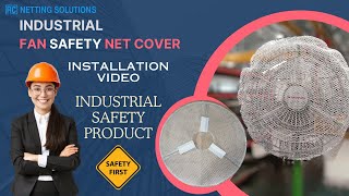 How to Install A Fan Safety Net Cover  Crompton Fan  Almonard Fan  Havells Fan  RC Netting Cover [upl. by Alliuqaj]