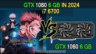 JUJUTSU KAISEN CURSED CLASH  GTX 1060 6 GB  i7 6700  Game Benchmarks [upl. by Kilian416]