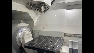 2017 Roeders RXU 1001DSH 5Axis HSM 2540 [upl. by Ecnirp]