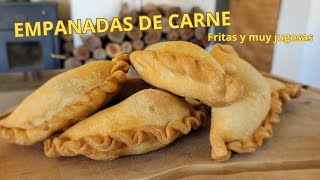 EMPANADAS DE CARNE Fritas y Súper jugosas [upl. by Atiluap909]