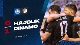 HIGHLIGHTS  HNK HAJDUK  GNK DINAMO 01  Prolaz Dinama u finale Kupa [upl. by Resaec]