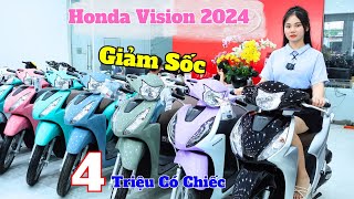 Honda Vision 2024  Giá Xe Vision Mới Nhất Đầu 62024 Giảm Quá Rẻ [upl. by Virendra]