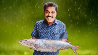 2 KG BIG KING FISH GRILLED WITH WILD TAPIOCA NEYMEEN  നെയ്മീൻ ചുട്ടെടുത്തത്   TOPNTOP MEDIA [upl. by Ahsinel]