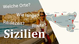 SIZILIEN URLAUB  Reiseroute amp Tipps für eine geniale Rundreise [upl. by Garmaise]