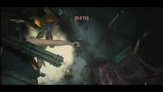 字BIOHAZARD RE2 G3戦硫酸弾、G4戦ナイフのみ、G5戦ナイフのみ ノーダメージ3連戦、クレア裏ハードコア [upl. by Haroppizt]