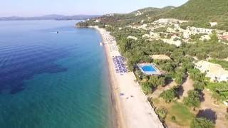 Пляж в Барбати  Корфу  Греция 2016  Barbati Beach  Corfu  DJI HD [upl. by Olen266]