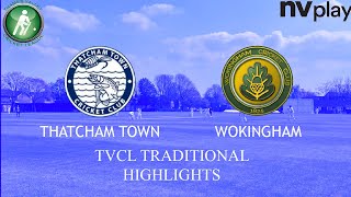 Thatcham Town CC 1st XI vs Wokingham CC 3rd XI Match Highlights [upl. by Aryajay]