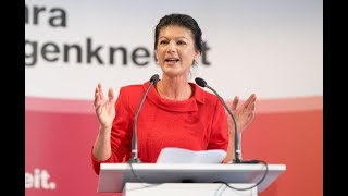 Sahra Wagenknecht kann sich Kanzlerkandidatur vorstellen [upl. by Acinot]