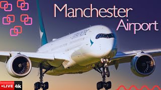 Live Manchester Airport Plane Spotting [upl. by Lach]