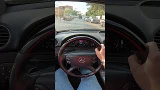 Mercedes CLK 500 V8 acceleration  Brutal Exhaust Sound [upl. by Yklam]