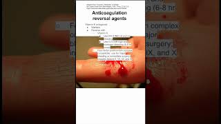 Anticoagulation reversal agents [upl. by Firman]