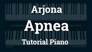 Arjona  Apnea  Tutorial  Piano [upl. by Winn]