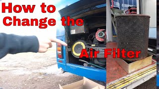 How to Replace an air filter on a Volvo B10BLE [upl. by Noskcaj]