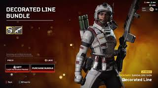 Legendary Bundle for Bangalore Decorated Line S15 Store Update Apex Legends Highlight Jan23 [upl. by Nesline832]