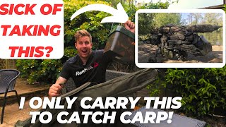 Are you TIRED of taking so much gear to catch carp [upl. by Navert]