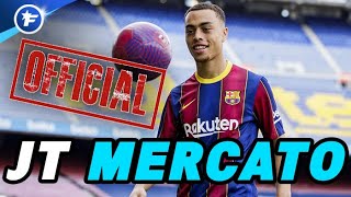 OFFICIEL  Sergiño Dest débarque au FC Barcelone  Journal du Mercato [upl. by Bevers]