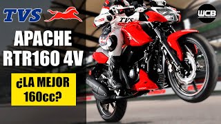 TVS RTR160 4V La 160cc MÁS DEPORTIVA 🇮🇳  Reseña 2023 [upl. by Yecaw477]