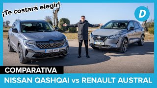 Comparativa SUV Nissan Qashqai vs Renault Austral 2023  review en español  Diariomotor [upl. by Ayahc341]