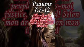 Lecture du Psaume 7712 psaumes bible [upl. by Eidissac]