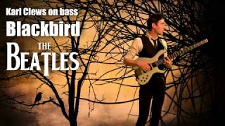 Blackbird by The Beatles solo bass arrangement  Karl Clews on bass [upl. by Soelch945]