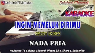 INGIN MEMELUK DIRIMU ll KARAOKE NOSTALGIA ll DEDDY DORES ll NADA PRIA EDO [upl. by Pompea]