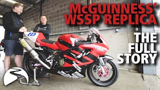 John McGuinness builds his own World Supersport replica [upl. by Halstead847]