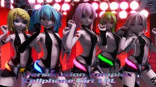 ≡MMD≡ MikuLukaRinIaGumi  被害妄想携帯女子（笑） Persecution Complex Cellphone Girl LOL 5KUHD60FPS [upl. by Claudius]