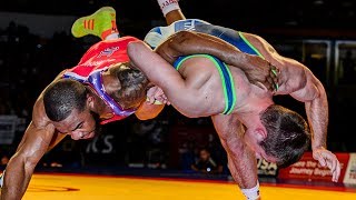 74 KG Finals 2 of 2  Jordan Burroughs vs David Taylor [upl. by Mareld]