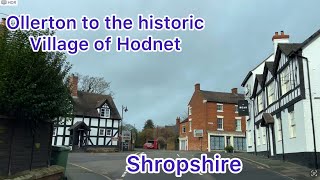 More of our local villages as we travel from Ollerton to Historic Hodnet and the roads get better [upl. by Idnib]