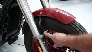 Yamaha V Star 650 amp 1100 Install Front Fender  Classic Only [upl. by Notsgnik]