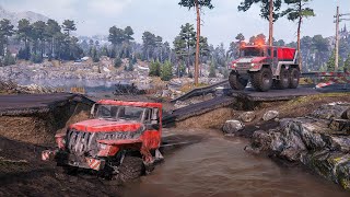 New Truck BURLAK 6x6 Recovery Mission in SnowRunner Season 11 Update [upl. by Cohla]