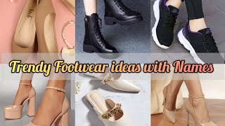 Trendy amp Stylish Footwear with Names 👠👢🥾fashion trendy college footwearfashionablemoon [upl. by Aridni]