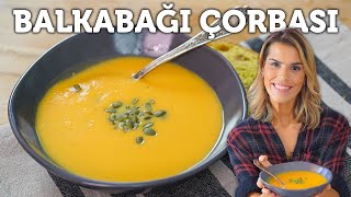 🍵 Balkabağı Çorbası Tarifi  Evde Balkabağı Çorbası Nasıl Yapılır  Sinem Çapraz [upl. by Neimad]