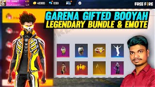 Garena Gifted Booyah Alpha Flameborn Legendary Bundle amp Emote Tips amp Tricks  Garena Free Fire [upl. by Rednaxela]