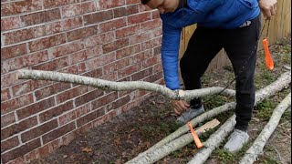 Testing Rope Pocket Chainsaw for 2999  Blades on Both Sides [upl. by Ayt]