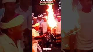 BALI 🇮🇩 FIRE RUN in TRANCE 🔥 LARI API KESURUPAN 😱 rituals ceremony tradition [upl. by Yllier936]