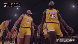 Match NBA 2K 16  Bulls 9596 vs Lakers 8687 [upl. by Swenson997]