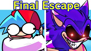 Friday Night Funkin VS SonicEXE 30  Final Escape Official Song Playable FNF ModSonic [upl. by Iohk643]