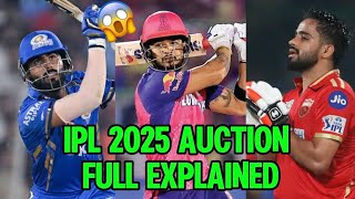 IPL 2025 Auction fully Explained  Rules and Retention facts ipl ipl2025 IPL auction 2025 updates [upl. by Jedediah]