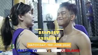 Epic Battle Matthew vs Jusilano at Lions MMA Fun Fight Night [upl. by Annatnas]