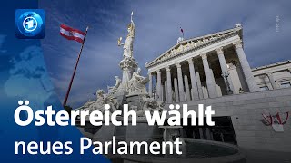 Österreich wählt neues Parlament [upl. by Ynetruoc]