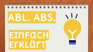 Latein erklärt  ABL ABS ABLATIVUS ABSOLUTUS in 7 MINUTEN erklärt [upl. by Plante]