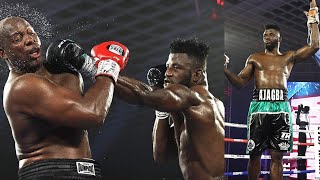 EFE AJAGBA VS JONATHAN RICE FULL FIGHT REVIEW AJAGBA DOMINATES RICE ON A CRUISE IN TOP RANK DEBUT [upl. by Munford]