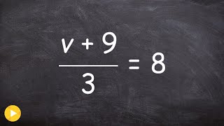 Solving a two step equation with division [upl. by Junie174]