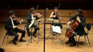 Mozart  Quatuor à cordes n° 21 en ré majeur par le Quatuor Hanson [upl. by Aiekan]