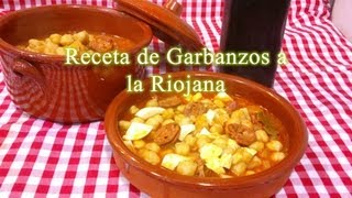 Receta fácil de garbanzos a la Riojana [upl. by Pavior]