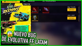 Llega Nuevo Bug error en Elige tu Evolutiva FF Latam Dia Booyah 👻🎁  JORGEPLAYED [upl. by Weyermann]