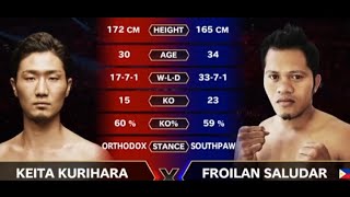 froilan saludar vs keita kurihara [upl. by Yenahpets159]