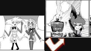 Alastor and Voxs Shocking Moment  Hilarious Electrifying Comic [upl. by Zolnay159]