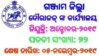 Recruitment At OfficeOfTheDistrictJudgeGanjamBerhampur [upl. by Chilson906]